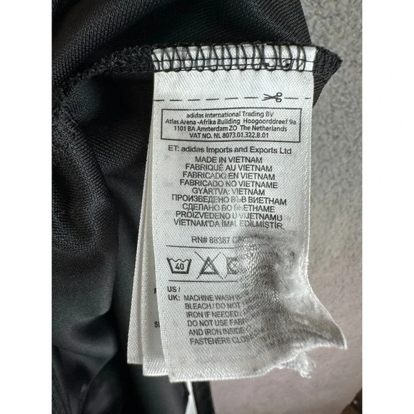 Adidas Black and White Performance Jacket - Picture 8 of 9